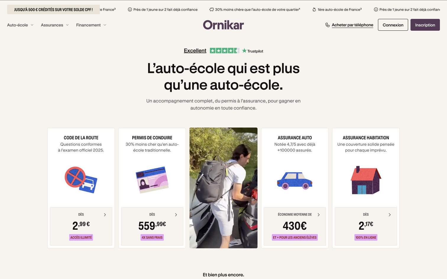 capture d'écran Ornikar